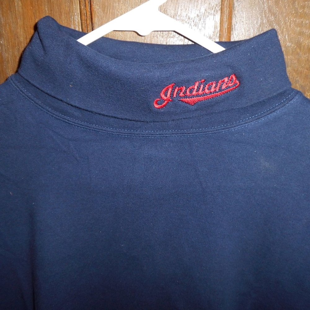 Cleveland Indians Turtleneck Thermal Field Shirt By Gear For Sports, Size XXL - Picture 2 of 6